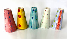 Load image into Gallery viewer, Cone Organic Bud Vase