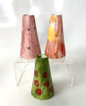 Load image into Gallery viewer, Cone Organic Bud Vase