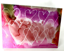 Load image into Gallery viewer, Hearts Fold-Over Notecards