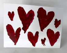 Load image into Gallery viewer, Hearts Fold-Over Notecards