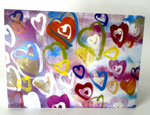 Load image into Gallery viewer, Hearts Fold-Over Notecards
