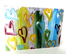 Load image into Gallery viewer, Hearts Fold-Over Notecards