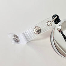 Load image into Gallery viewer, Happy To Serve | Badge Reel | by Russell Cobb and Michele Trebotich