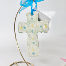 Load image into Gallery viewer, Cross HandBuilt Ornament