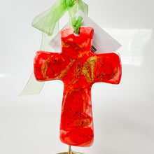 Load image into Gallery viewer, Cross HandBuilt Ornament