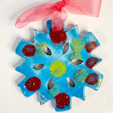 Load image into Gallery viewer, Flat Snowflake Ornament