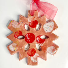 Load image into Gallery viewer, Flat Snowflake Ornament