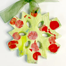 Load image into Gallery viewer, Flat Snowflake Ornament