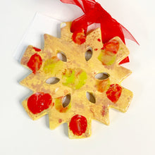 Load image into Gallery viewer, Flat Snowflake Ornament