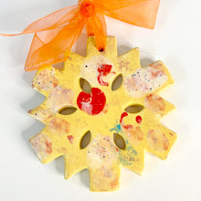 Load image into Gallery viewer, Flat Snowflake Ornament