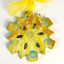 Load image into Gallery viewer, Flat Snowflake Ornament