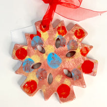 Load image into Gallery viewer, Flat Snowflake Ornament