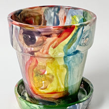 Load image into Gallery viewer, Flower Pot with Saucer Small