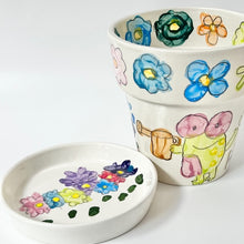 Load image into Gallery viewer, Flower Pot with Saucer Medium