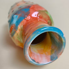 Load image into Gallery viewer, Textured Bud Vase Dots