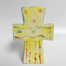 Load image into Gallery viewer, Standing Leaning Cross 4.75"