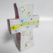 Load image into Gallery viewer, Standing Leaning Cross 4.75"