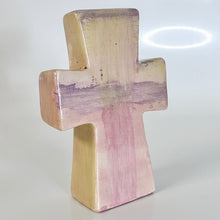 Load image into Gallery viewer, Standing Leaning Cross 4.75"