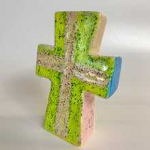 Load image into Gallery viewer, Standing Leaning Cross 4.75"