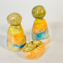 Load image into Gallery viewer, Hand Built 3-piece Nativity Set