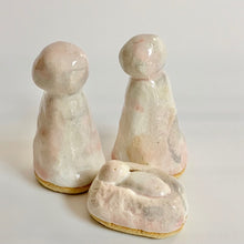 Load image into Gallery viewer, Hand Built 3-piece Nativity Set