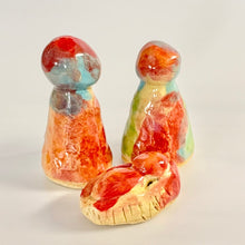 Load image into Gallery viewer, Hand Built 3-piece Nativity Set