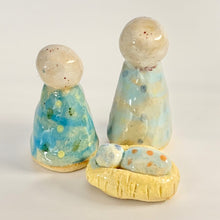 Load image into Gallery viewer, Hand Built 3-piece Nativity Set