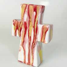 Load image into Gallery viewer, Standing Leaning Cross 4.75"