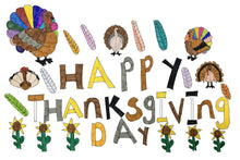 Load image into Gallery viewer, Thanksgiving Placemat Pad | by Michele Trebotich, Logan Chew, Matthew Davis, Russell Cobb, and Robin Smith