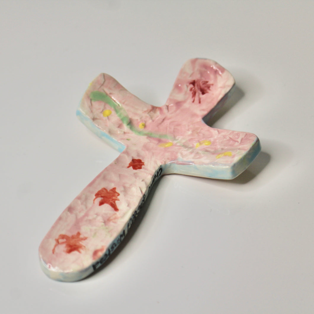 Prayer Cross Handbuilt