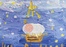 Load image into Gallery viewer, CUSTOM CARD ORDER 2025- Born This Night (Janet Noel)
