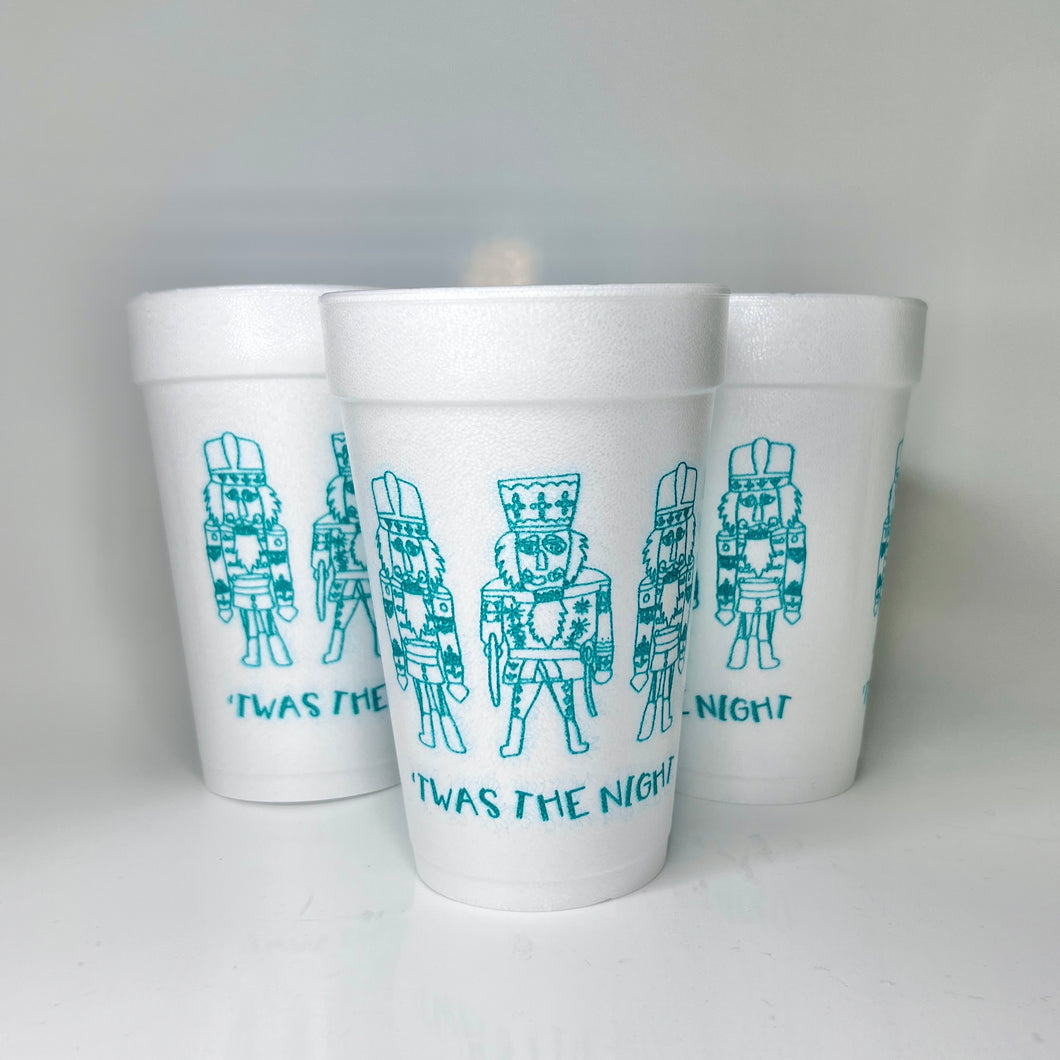 'Twas The Night Styrofoam Cups (Sleeve of 10) by Russell Cobb