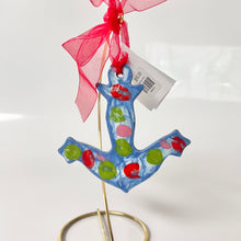 Load image into Gallery viewer, Anchors Away HandBuilt Ornament
