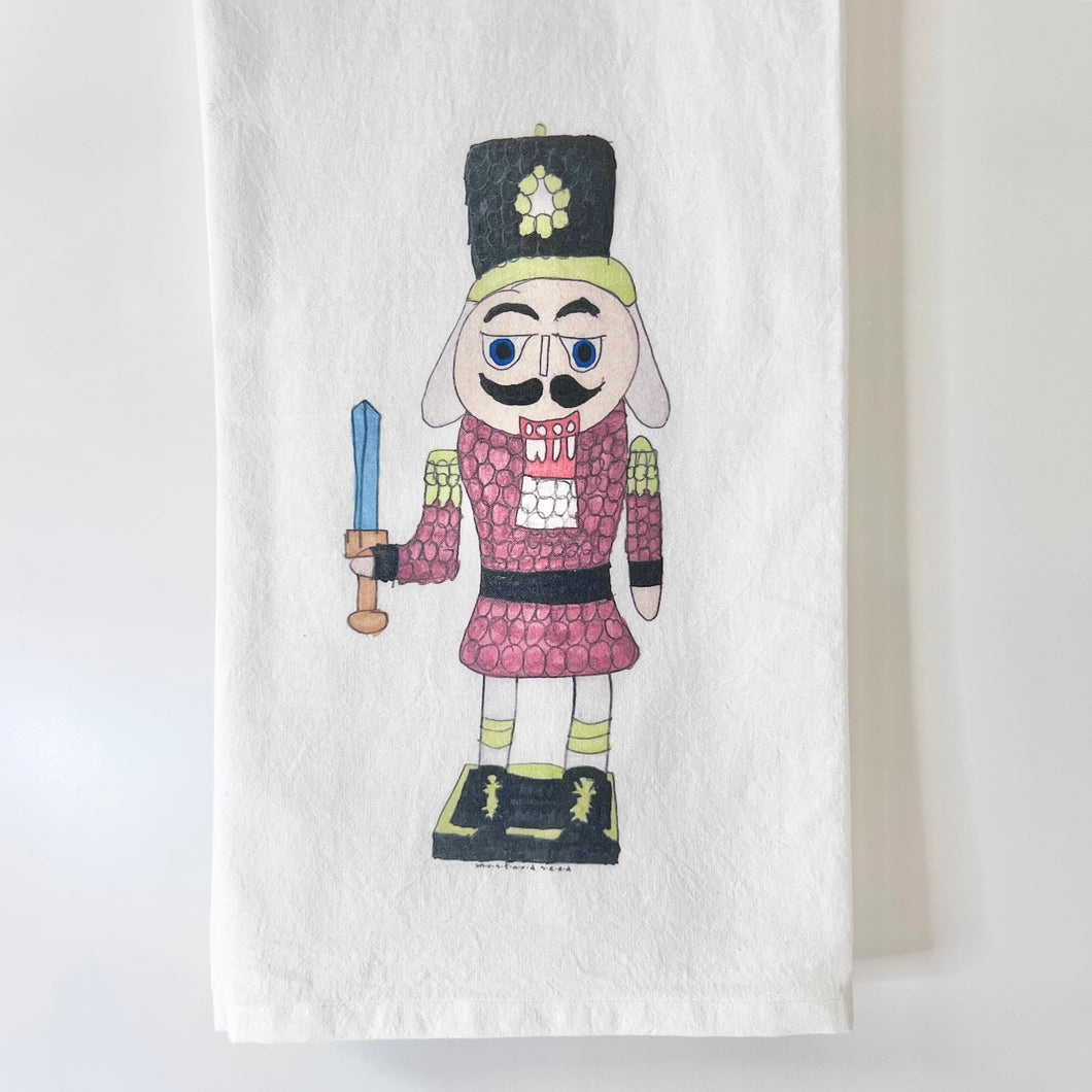 Toy Soldier Tea Towel by Russell Cobb