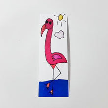 Load image into Gallery viewer, Flamingo Bookmark | by Russell Cobb
