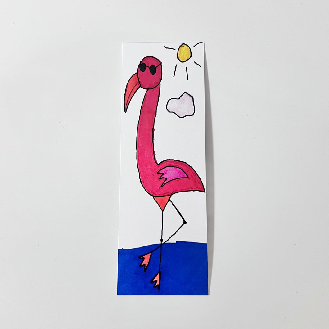 Flamingo Bookmark | by Russell Cobb