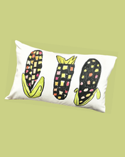 Load image into Gallery viewer, Corny Pillow Cover | Artwork by Logan Chew
