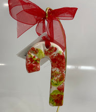Load image into Gallery viewer, Textured Candy Cane Ornament
