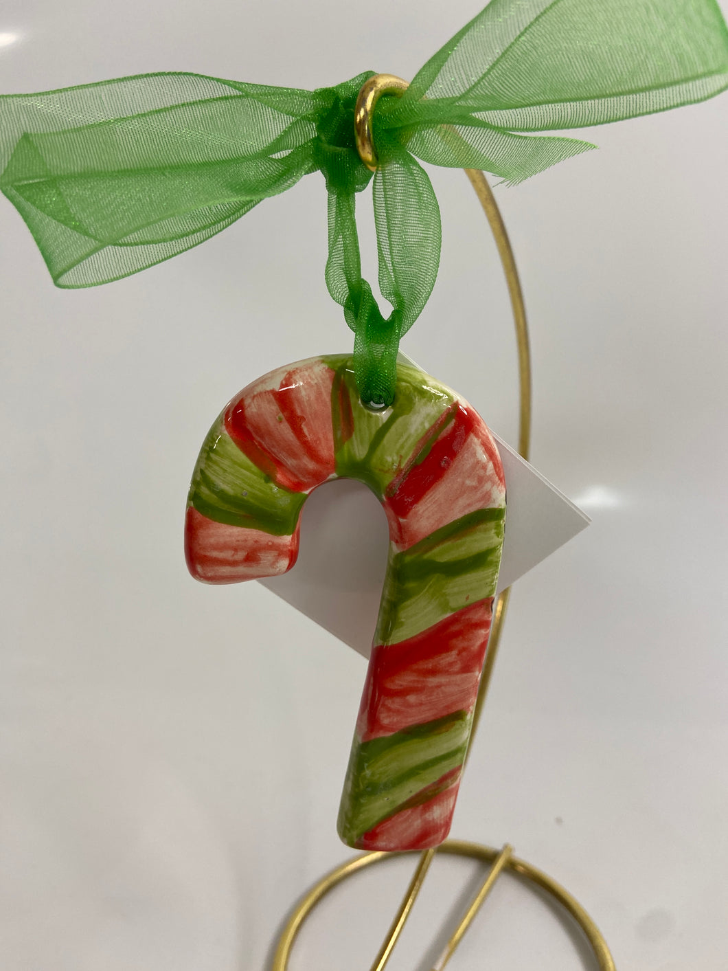 Textured Candy Cane Ornament