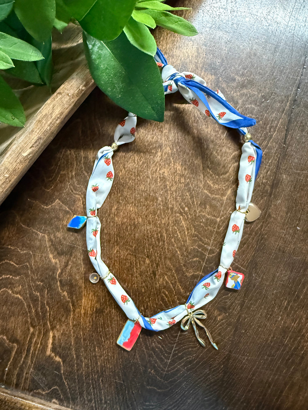 Picnic in the Grove Bandana Necklace