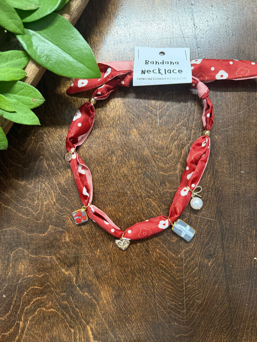 Crimson Tide Bandana Necklace