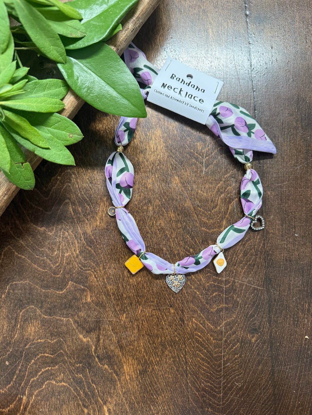 Purple Reign Bandana Necklace
