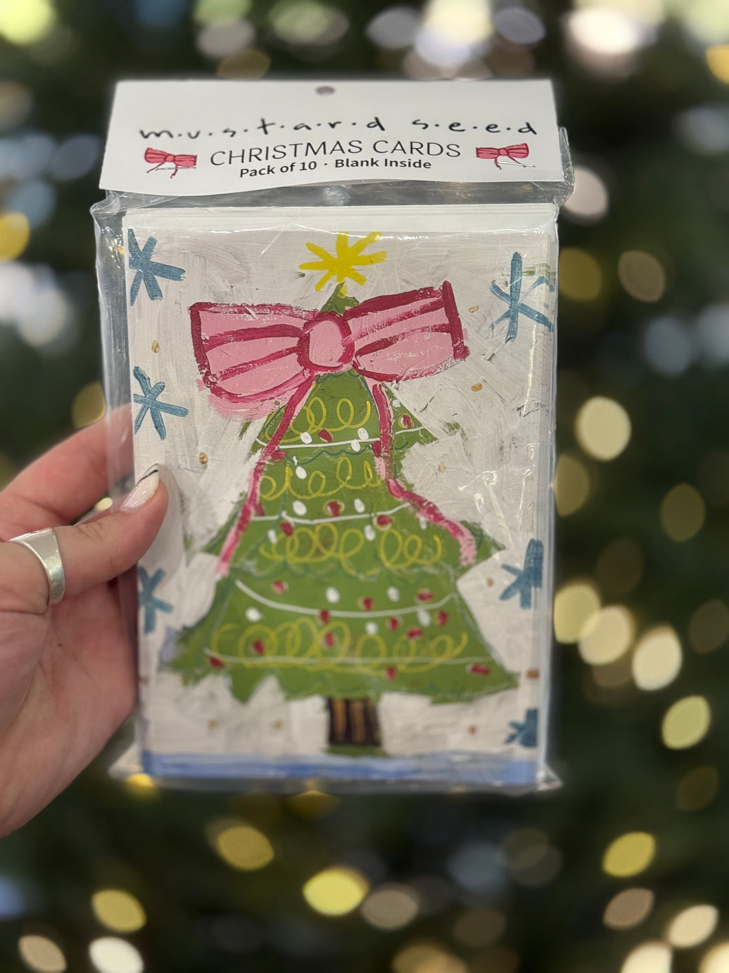 Trimmed in Joy | Christmas Cards (pack of 10) | by Logan Chew