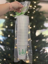 Load image into Gallery viewer, Holly Jolly Styrofoam Cups (Sleeve of 10) | LOGAN CHEW
