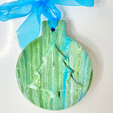 Load image into Gallery viewer, Christmas Tree Flat Ball Ornament
