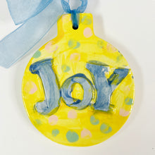 Load image into Gallery viewer, Joy Flat Ball Ornament

