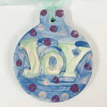Load image into Gallery viewer, Joy Flat Ball Ornament
