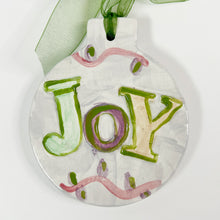 Load image into Gallery viewer, Joy Flat Ball Ornament
