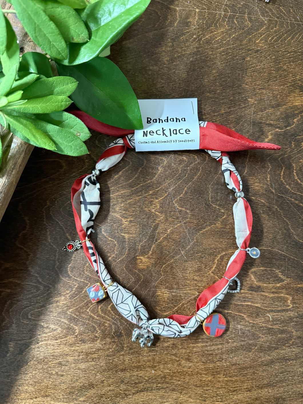 Elephant Stomp Bandana Necklace