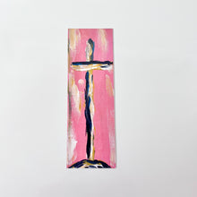 Load image into Gallery viewer, Pink Cross Bookmark | by Janet Noel
